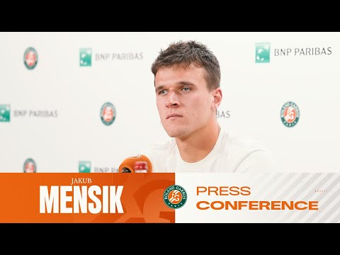Jakub Mensik | SF Press Conference | Roland-Garros 2026