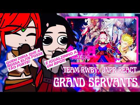 🇧🇷/🇺🇲/🇪🇦 | Team RWBY e JNPR React ao Rap Elite da Humanidade | Grand Servants | (Canal da BB)