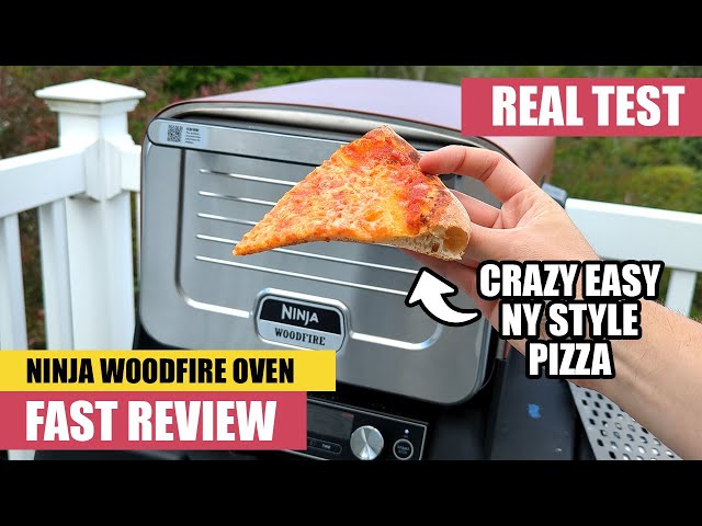 Ninja Woodfire Pizza Oven, 8-in-1 Outdoor Oven, 5 Pizza Settings, 700°F,  Smoker, Woodfire Technology, Electric Terracotta Red OO101 - Best Buy