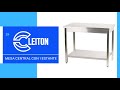 Vídeo: Mesa Central con 1 Estante 2000x700x850 mm Desmontable (201) Cleiton