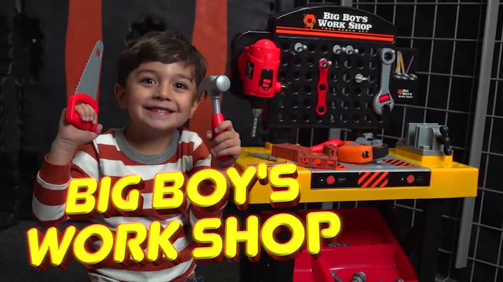 Big Boys Tool and Bench Playset By "World Tech Toys"