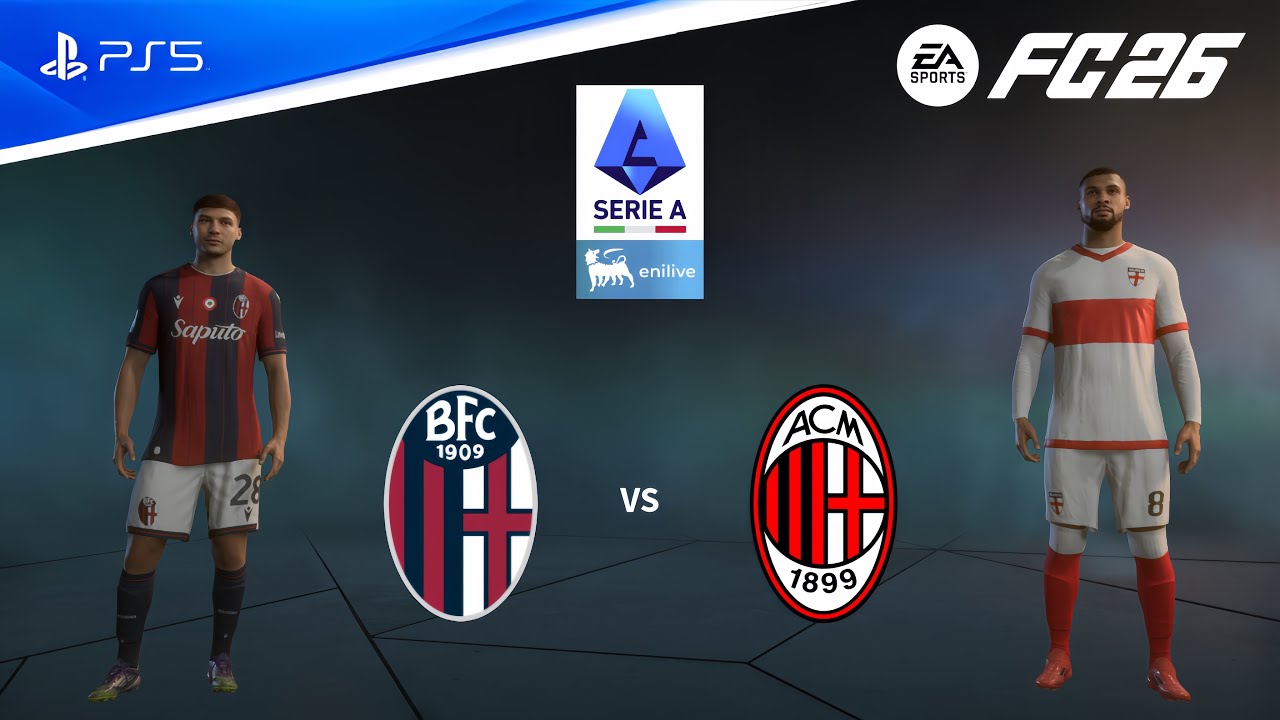 FC 26 - Bologna vs AC Milan | Serie A 25/26 Season Full Match Gameplay | PS5 [FHD60]