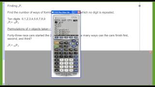 CH 3 4 More Permutations