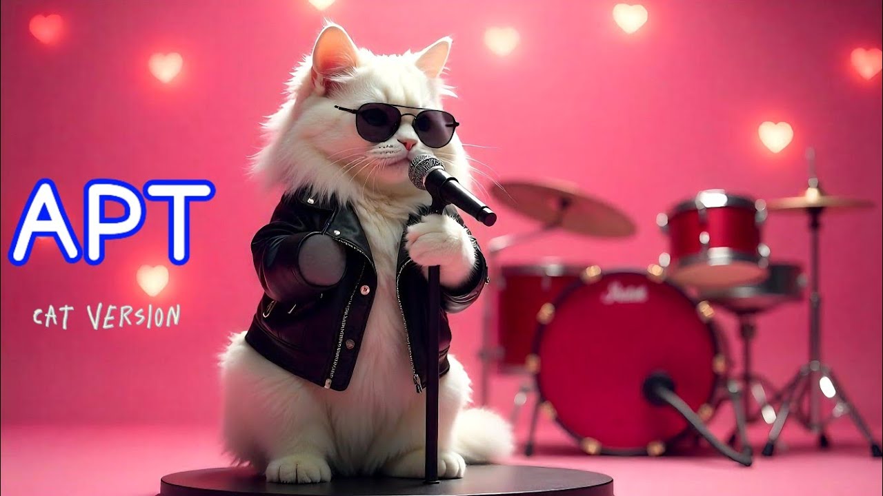 ROSÉ & BRUNO MARS - APT. ( NEW CAT PARODY VERSION )