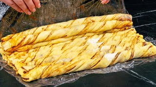 מאפה שמרים במילוי חמאה, סוכר חום וקינמון