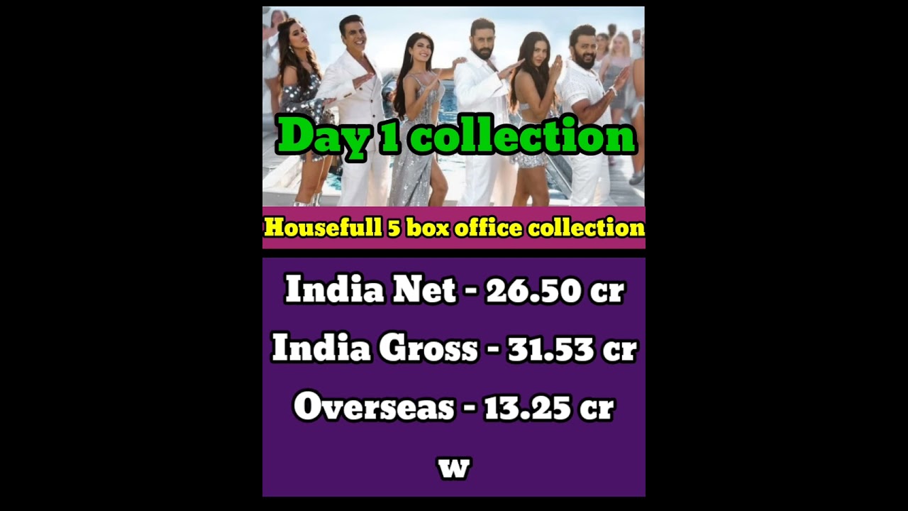 Housefull 5 first day collection | Housefull 5 box office collection