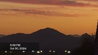 Sunset Magic || Arizona Sunset over Camelback Mountain in Scottsdale || October 2024