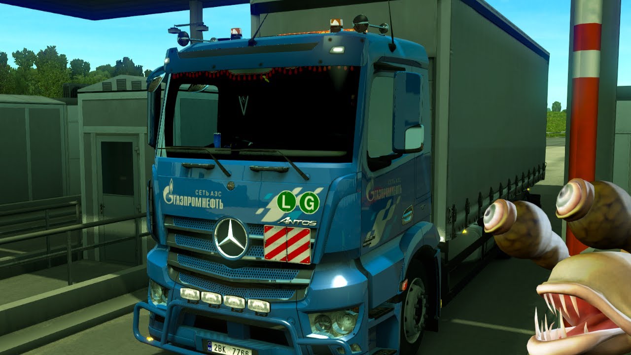 Mercedes-Benz Antos ’12 ОБЗОР Euro Truck Simulator 2 (v1.37.x)