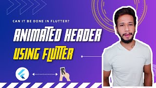 Animated twitter profile in Flutter | Can it be done in Flutter | Animated header on scroll
