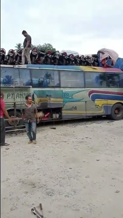 WOWW Amazing Full Paket Motor Bus AlS,Full Senyum Juga😁👍 #shorts