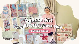 Honest Market Results | Seconds Sale Prep | Mystery Stationery Bundle | Studio Vlog 12