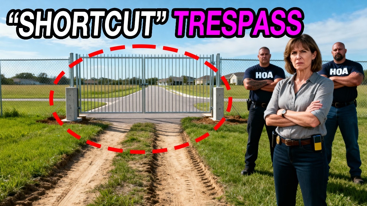 HOA Built A “Shortcut” Through My Yard… So I Put Up One Fence They Couldn’t Ignore!