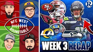👀 NFC West Week 3 RECAP | 49ers & Seahawks WIN, Rams & Cardinals SUFFER 1st LOSS