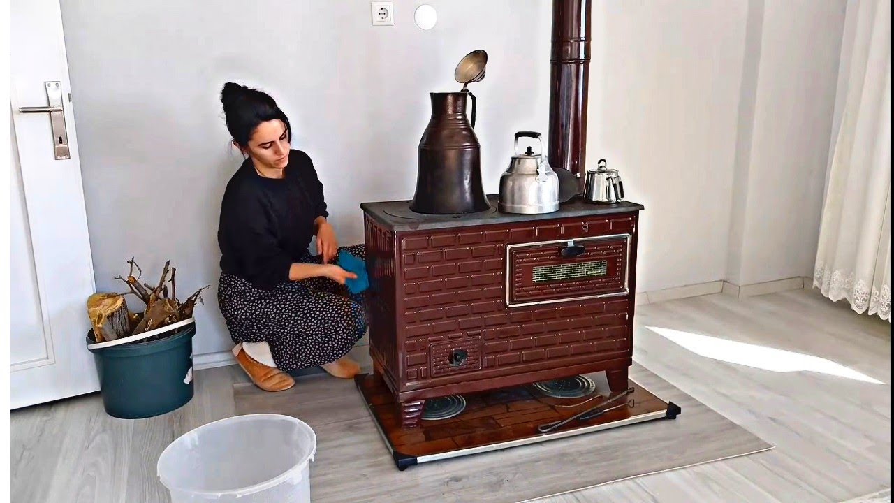 Minimalist Köy Evim ~ Evde Saç Kesimi ✂️ Cam Koltuk Buzdolabı Salon Temizliği