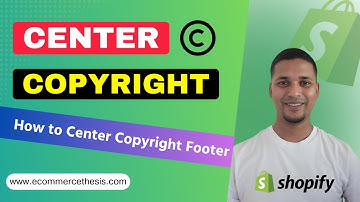 How to Center Copyright Footer in Shopify Dawn theme? ✅  Solution Here