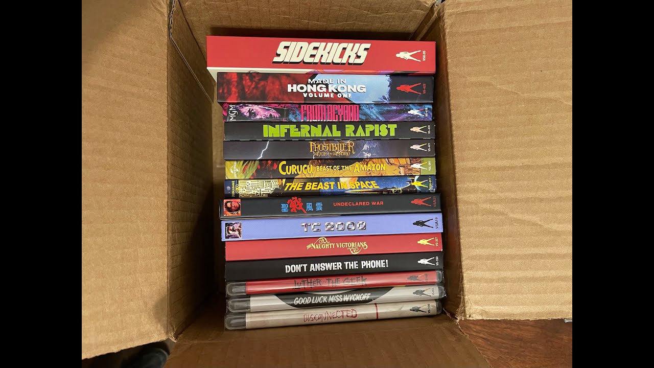 Unboxing My January Vinegar Syndrome Package YouTube