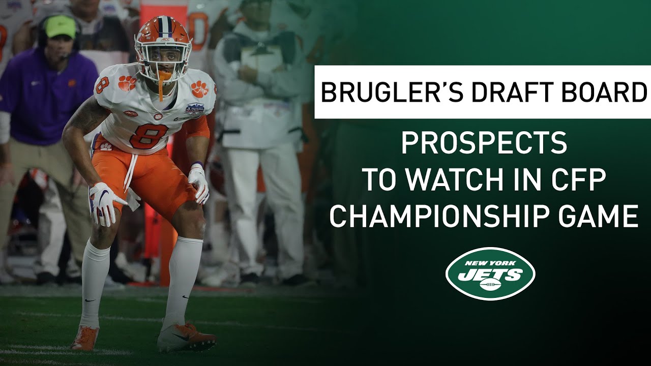 Brugler's Draft Board: Who To Watch In CFP Championship | New York Jets | NFL - YouTube