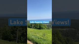 Lake Superior Views #lutsenmountains #lakesuperior #lakeviews #shorts #minnesotatravel
