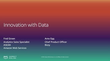 AWS Summit Online ASEAN 2020 | Innovation with Data