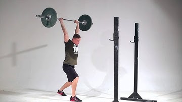 Split Jerk w. three seconds pause in the split
