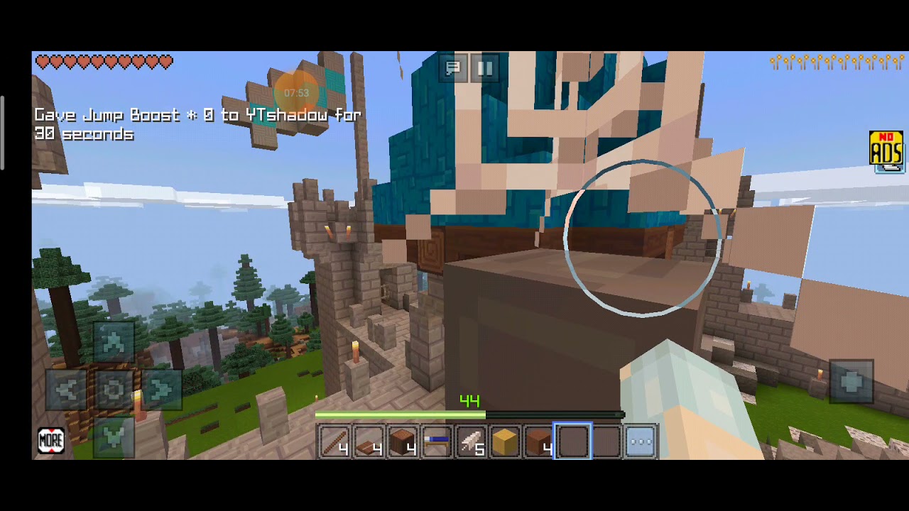 I got a new castle in Minecraft super crafting and building 2021