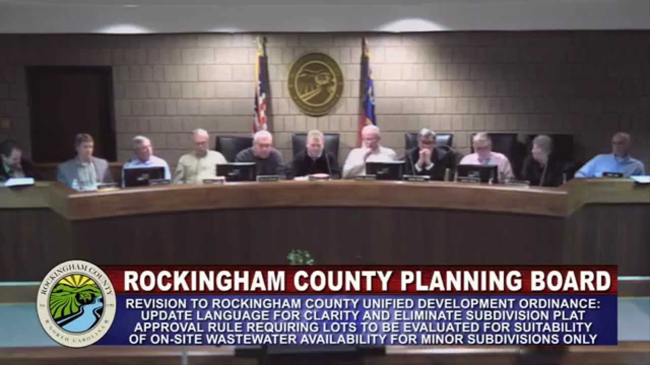 January 2015 Rockingham County Planning Board Meeting YouTube