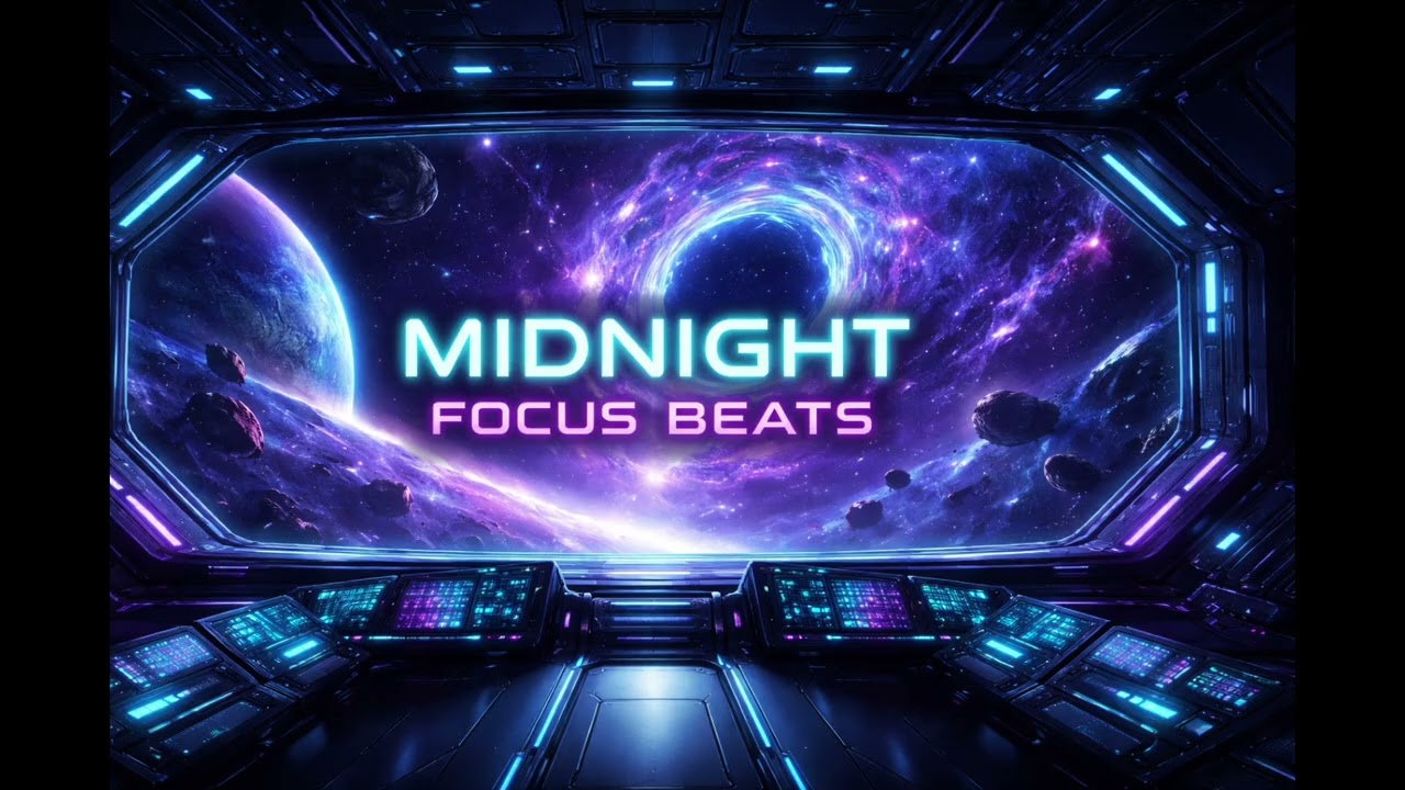 Title  Midnight Focus Beats — 1 Hour Space Ambien mp4