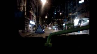 KMB九巴 歐I龍仔HA9351 特見85B (夜攝正常版,打鼓嶺道5車相撞擠塞導致)