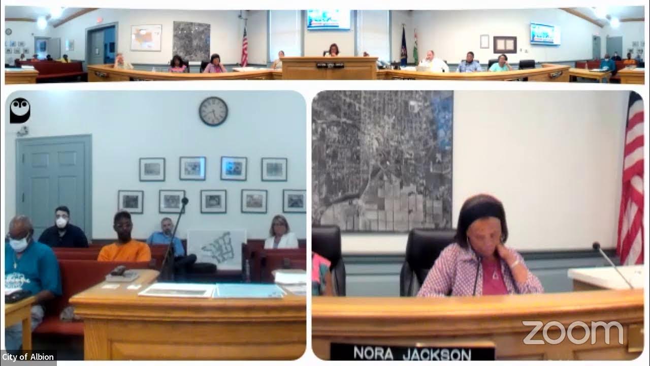 Albion, MI City Council Meeting July 18, 2022 YouTube