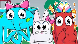 GARTEN of BANBAN 3, But GIRLS ELEMENTAL?! Coach Pickles, Nab Nab, Banbaleena - Cartoon Animation by Monster School Story 70,717 views 1 year ago 9 minutes, 1 second