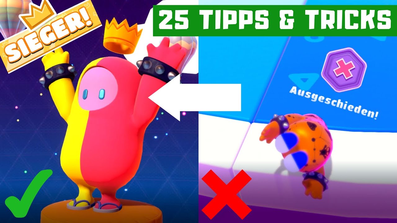 👑25 TIPPS & TRICKS IN FALL GUYS - Teil2 (Season 1)