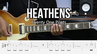 Heathens - Twenty One Pilots - Guitar Instrumental Cover + Tab Resimi