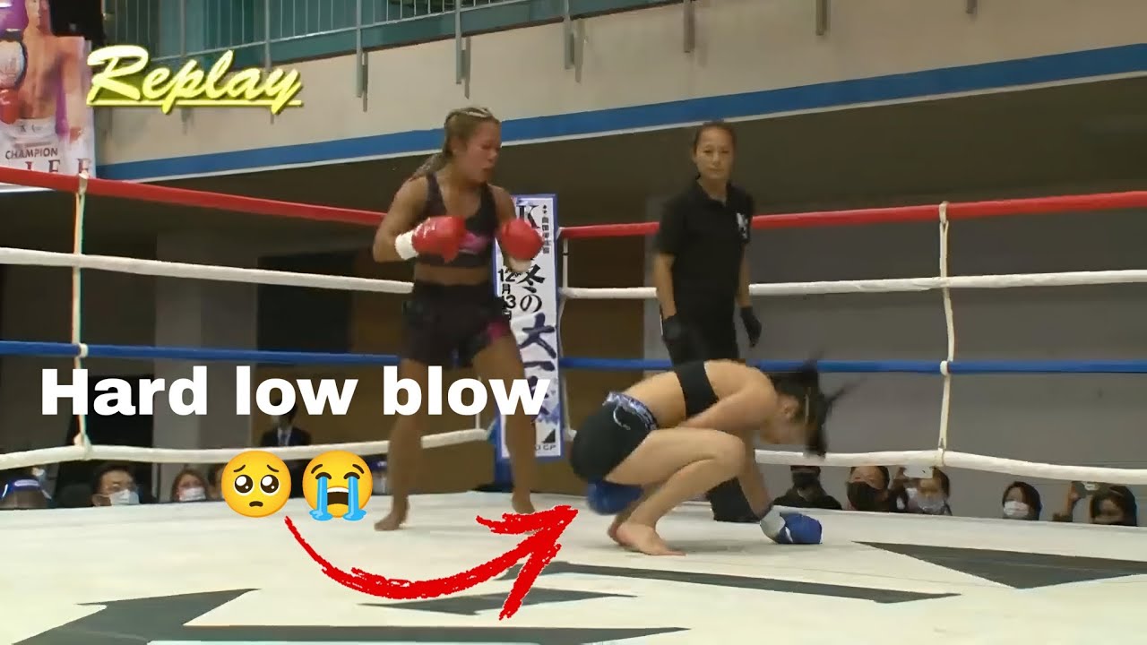 Aiko vs Nozomi Full low blow match unlimited low blows women fight ...