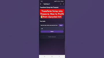 Transform Scrap into Treasure: How to Profit from Upcycled Art | Code Tapswap | Tapswap Code #shorts