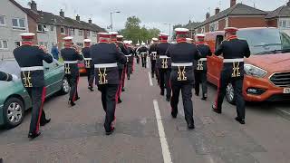 Pride of Ballinran at Dunloys parade in Ballymoney 2021