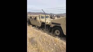 Armored humvee in Yermo california Govplanet . #humvee #armoredvehicles #military #hummer #diesel