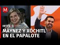 Xóchitl Gálvez y Jorge Álvarez Máynez presentan propuestas educativas en Papalote Museo del Niño