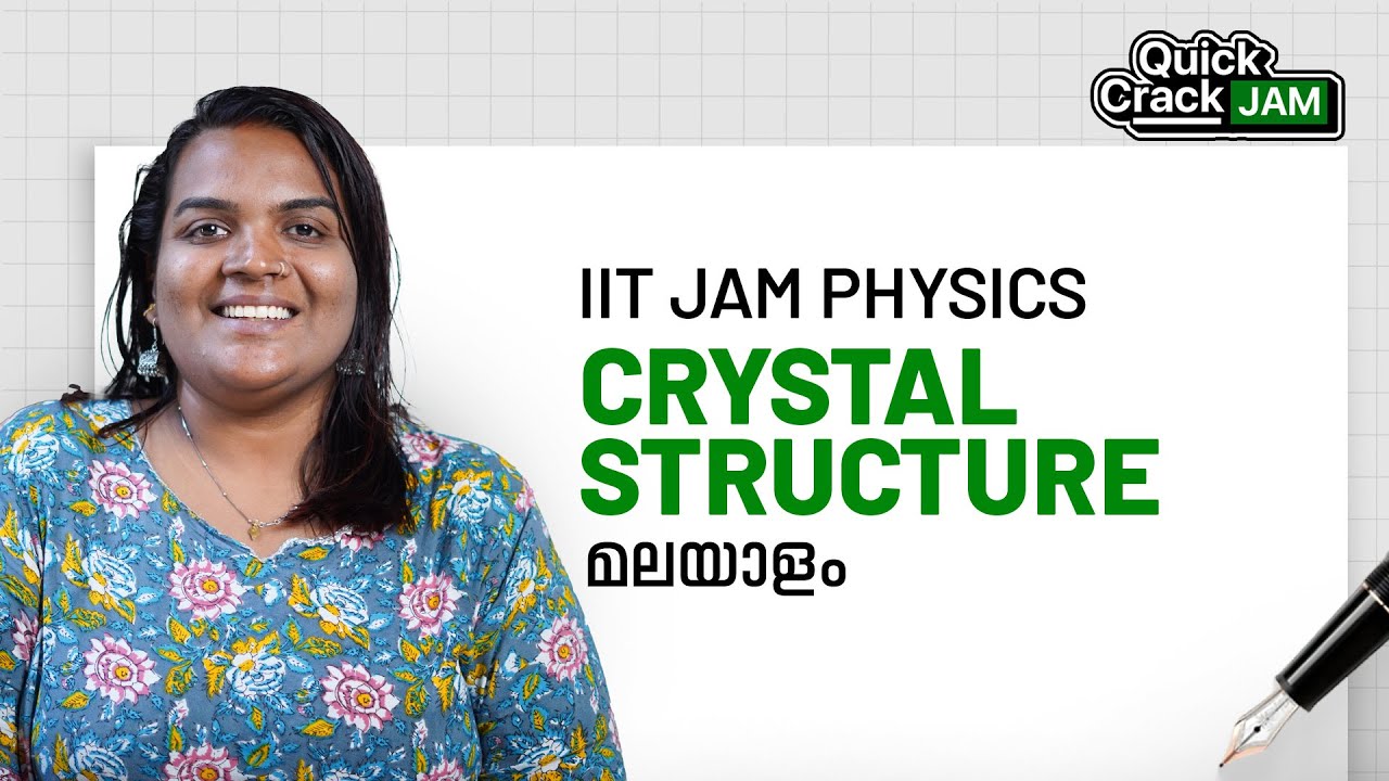 IIT JAM Physics 2026 | Crystal Structure | Malayalam