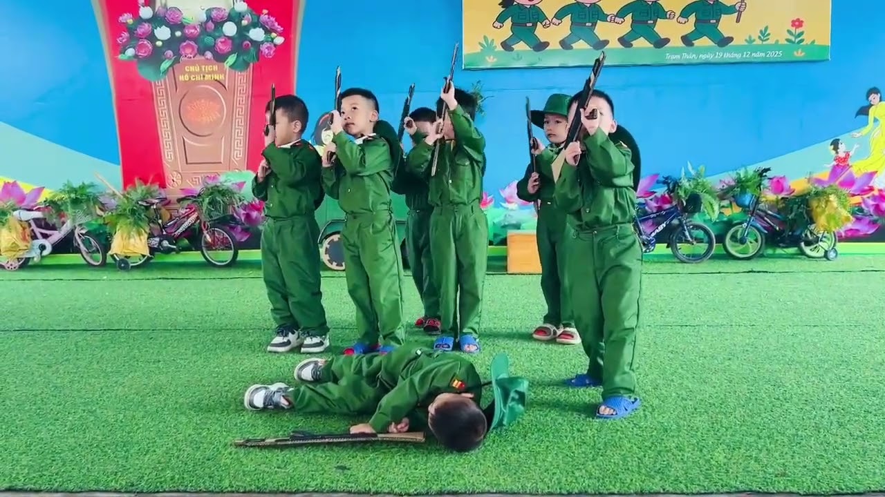 Kịch bản Biết ơn chú bộ đội.4 tuổi MN Trạm Thản