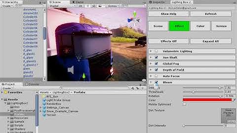 Upgrade Game Graphics Unity 2017.3 Part 2 (Lighting Box 2.7)