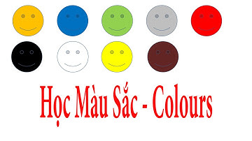 Học Màu Sắc Bằng Tiếng Anh - Learn Colours