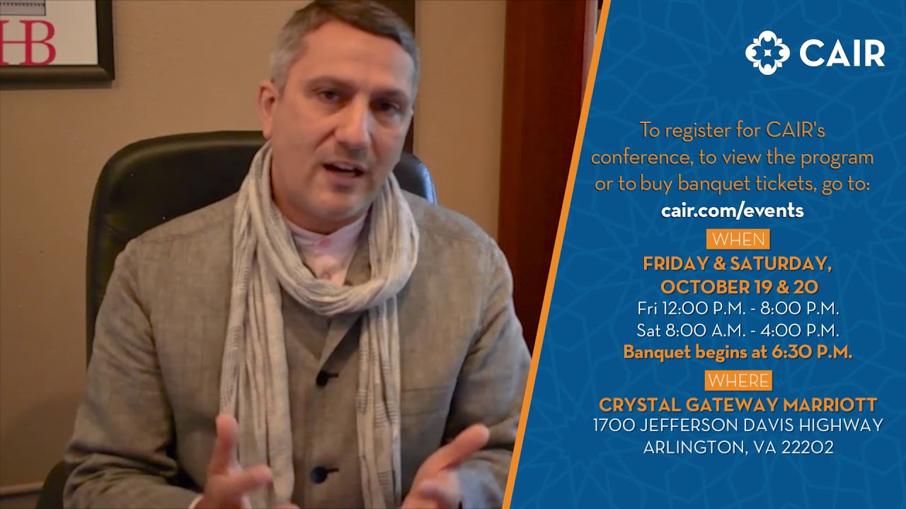 Video: Dr. Hatem Bazian Invites You to CAIR’s National Conference, Annual Banquet - YouTube