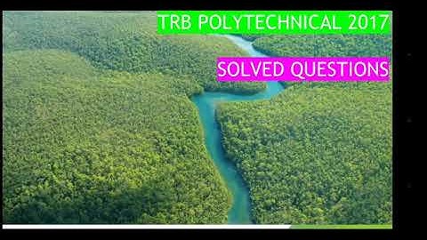 TRB Polytechnic al 2017 solved questions 2017 part 3