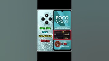 POCO C75 5G Free Fire Sensitivity Setting For Headshot || poco C75 sensitivity setting #shorts