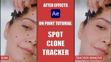 REMOVE FACE MARKERS | Spot Clone Tracker| AFTER EFFECTS | On-Point Tutorials | CFS
