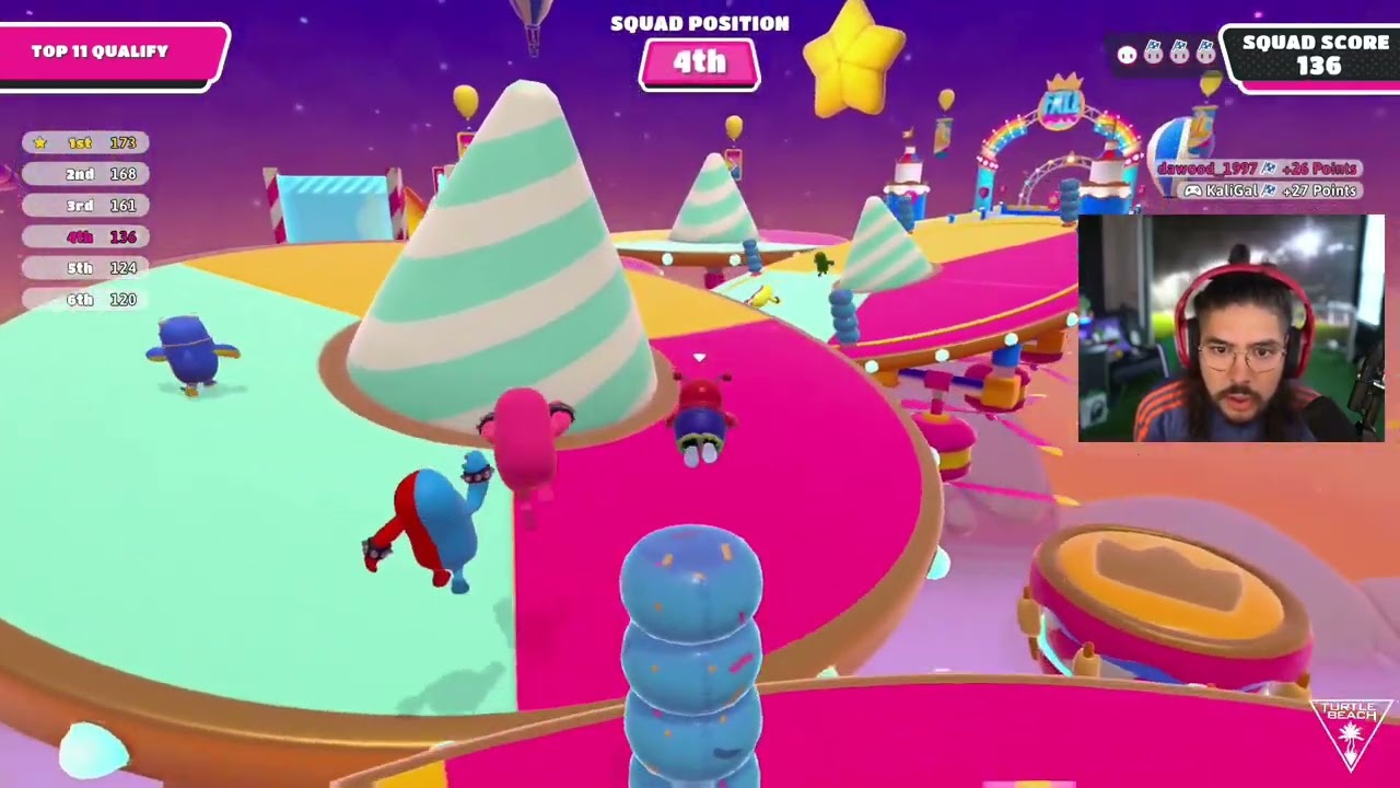 Castro1021 being toxic on fall guys