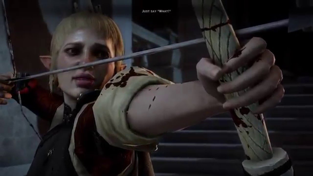 Dragon Age™: Inquisition meeting Sera as a Qunari