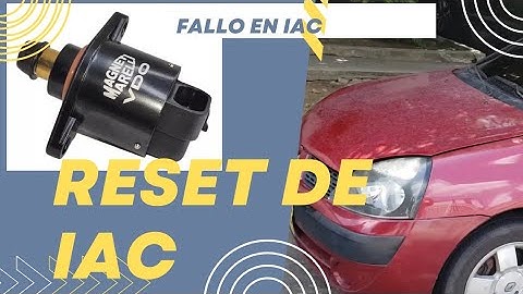 Como CALIBRAR  la VÁLVULA IAC sin ESCÁNER // Renault Clio Symbol Logan Duster Megane Sandero
