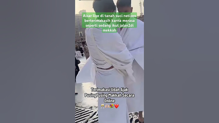 Aisar Khaledd Live di Mekkah Netizen Bisa Ikut Merasakan Suasana Mekkah #aisarkhaled #fuji #mamari