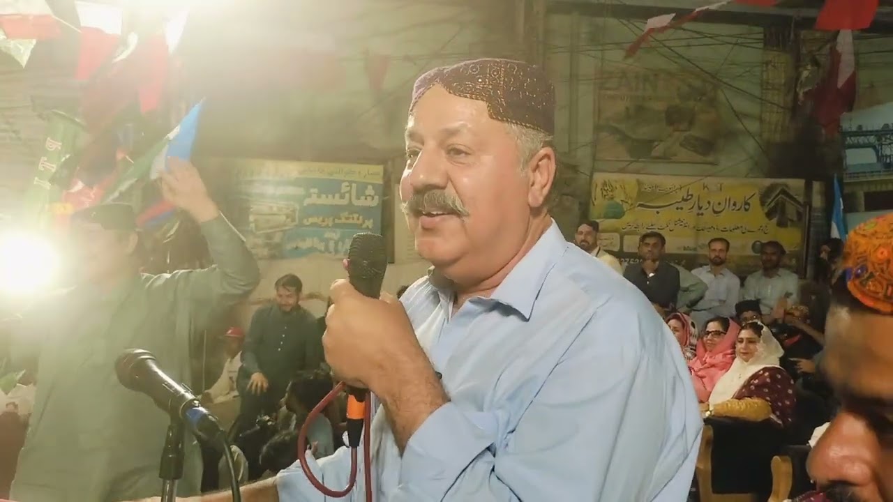 Riaz Ali Chandio JSM Speech at Hyderabad Jalsa March Sakrand To Hyd 